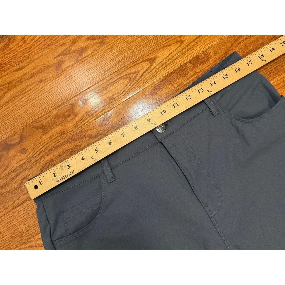 Fabletics The Only Pants Mens 34x32 Gray Golf Performance Commuter Chino Stretch